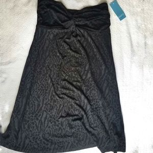 Dotti Printed Black Coverup